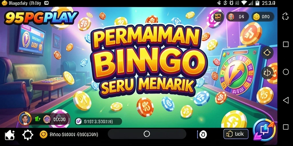 Tampilan menarik dari gameplay Bingo di 95PGPLAY.
