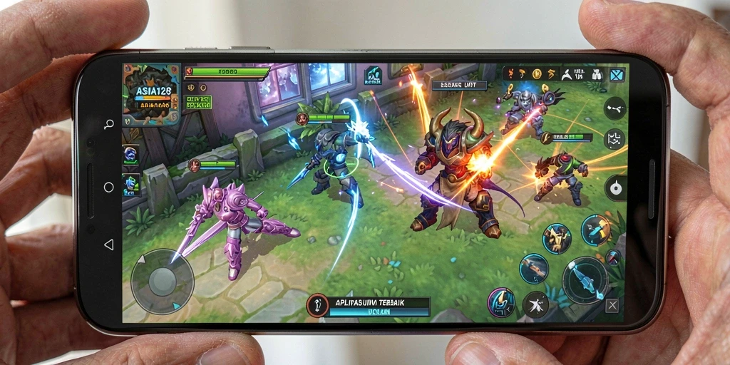 Screenshot utama ASIA128 menampilkan tampilan antarmuka yang sederhana dan fungsional.