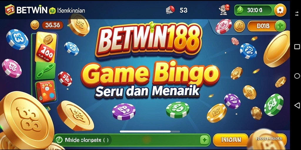 Tampilan gameplay Bingo yang mengasyikkan di BETWIN188.
