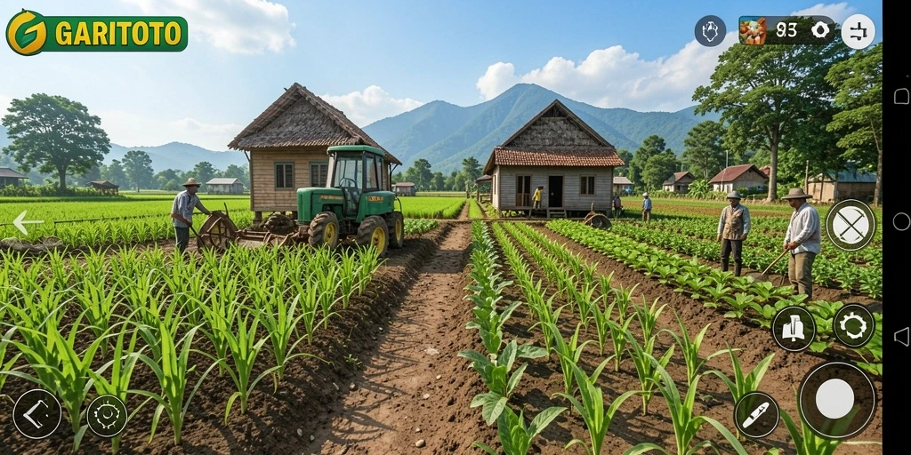 Tangkapan layar permainan GARITOTO menampilkan petualangan bertani yang mengasyikkan.