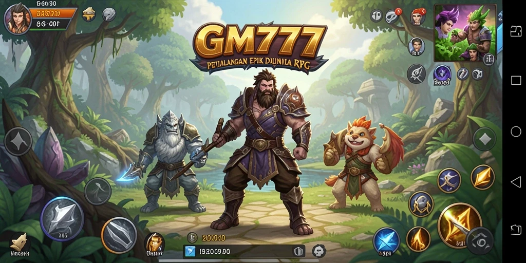 Tangkapan layar gameplay GM777 menampilkan aksi pertarungan yang menarik.