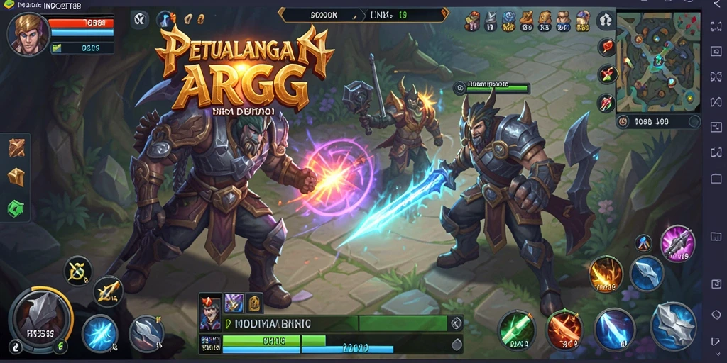 Tampilan gameplay seru dan mendebarkan di INDOBIT88.