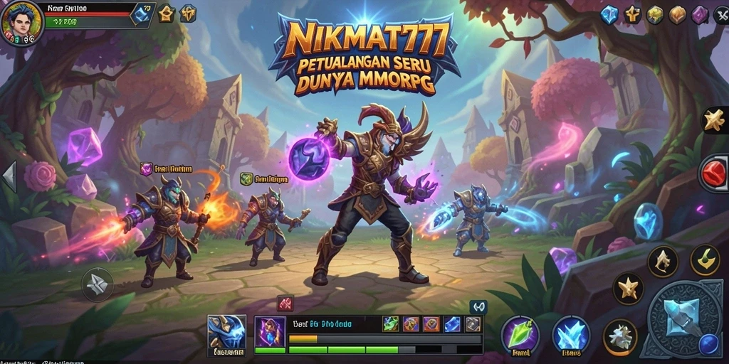 Tampilan gameplay seru dari NIKMAT777 dengan grafis yang memukau.