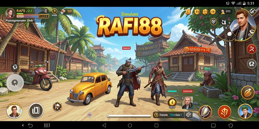 Screenshot utama RAFI88 menunjukkan pengalaman gameplay simulasi yang mendalam.