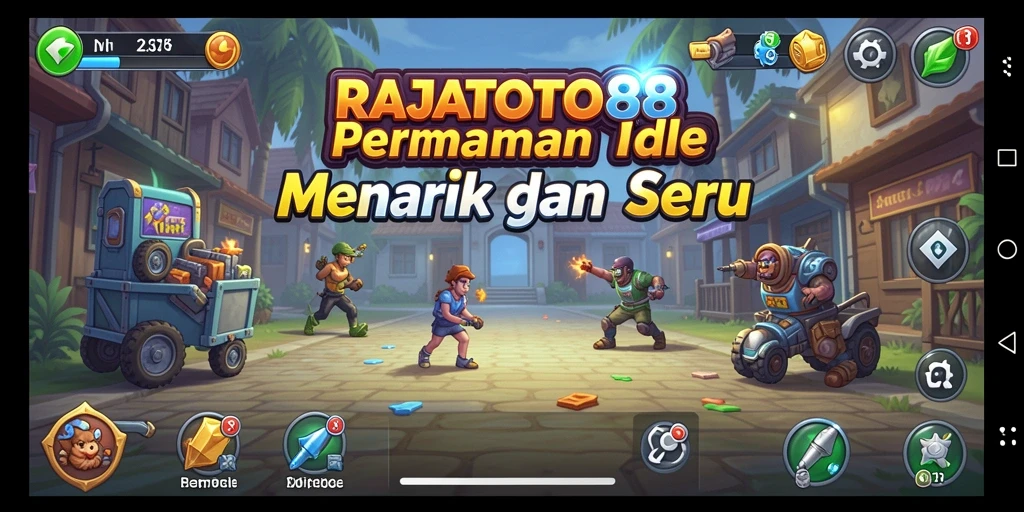 Tampilan screenshot yang menampilkan gameplay seru RAJATOTO88.
