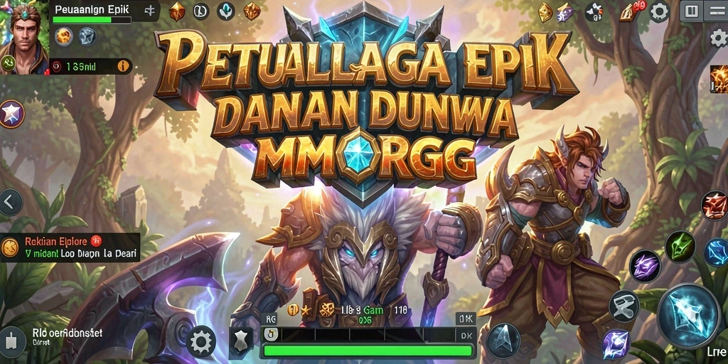 Gameplay seru RK88 dengan petualangan MMORPG yang mendebarkan.