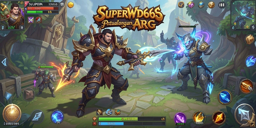 Tampilan gameplay SUPERWD666 yang penuh aksi dan tantangan.