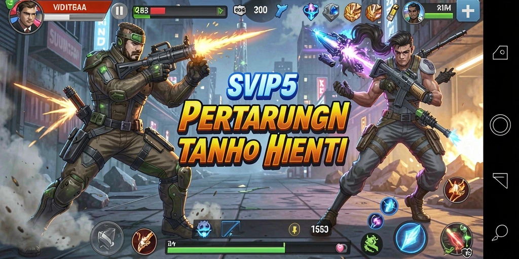 Tampilan menyerupai aksi pertarungan mendebarkan di SVIP5.