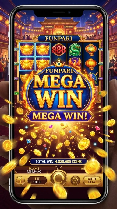 Screenshot aplikasi funpari saat proses unduhan aplikasi.